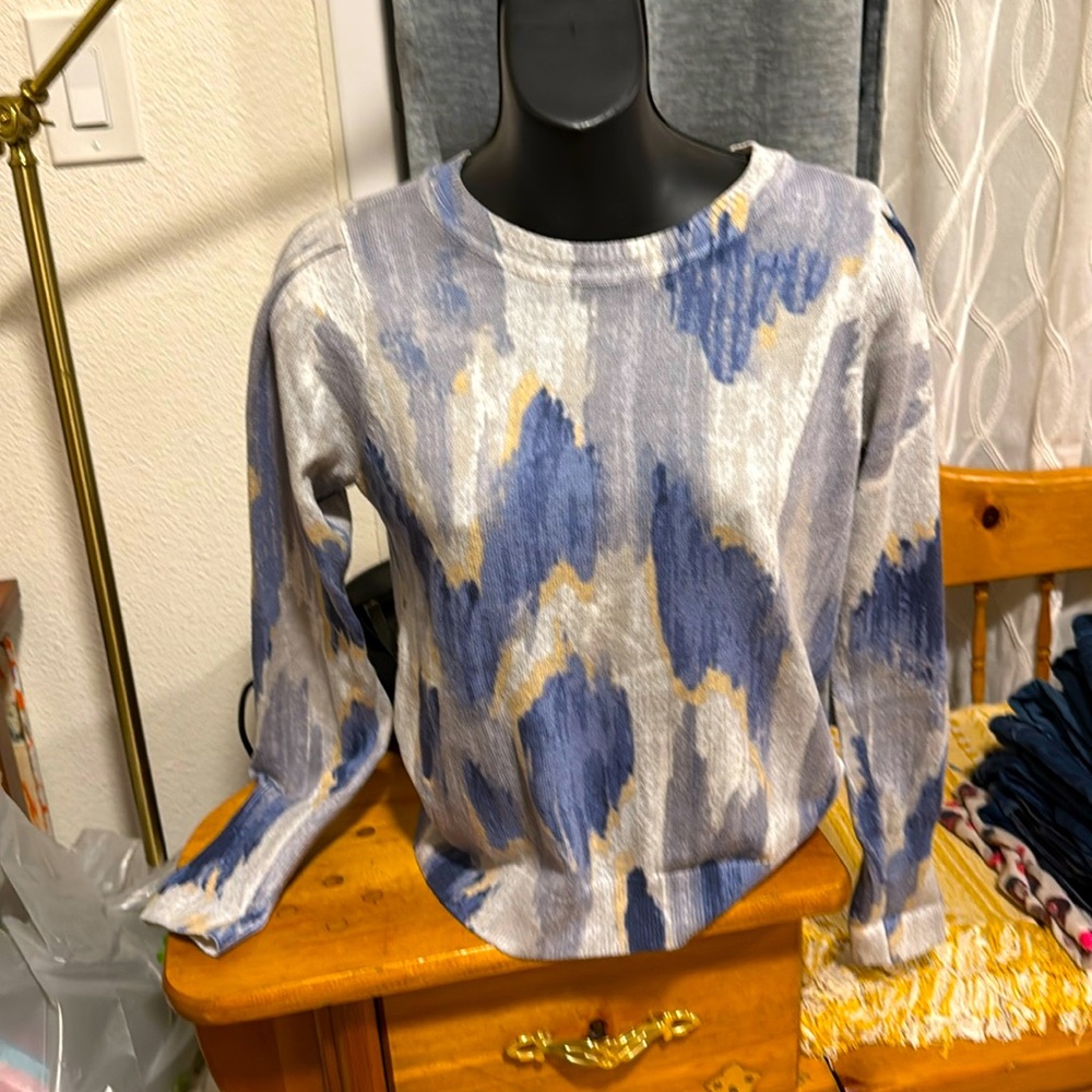 NIC‎ + ZOE Misty Ikat Sweater Sz PP pre-loved condition